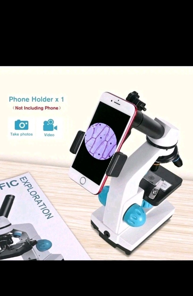 HSL 40X-2000X Microscope for Kids, Monocular Microscope Students Set +Handbag...