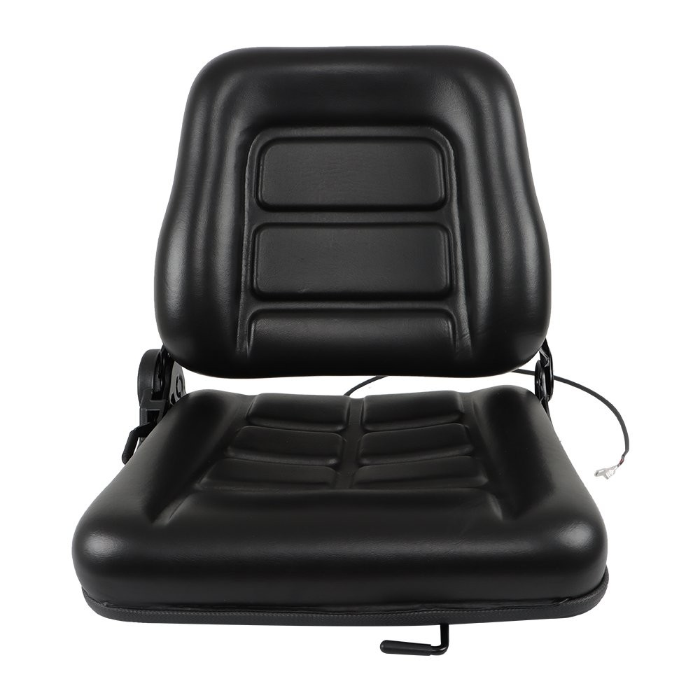 Universal Forklift Seat Fold Down Tractor Seat with Adjustable Angle Back Switch