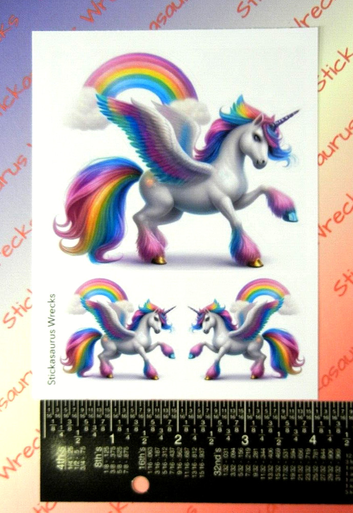 Unicorns & Rainbows Sticker Sheet