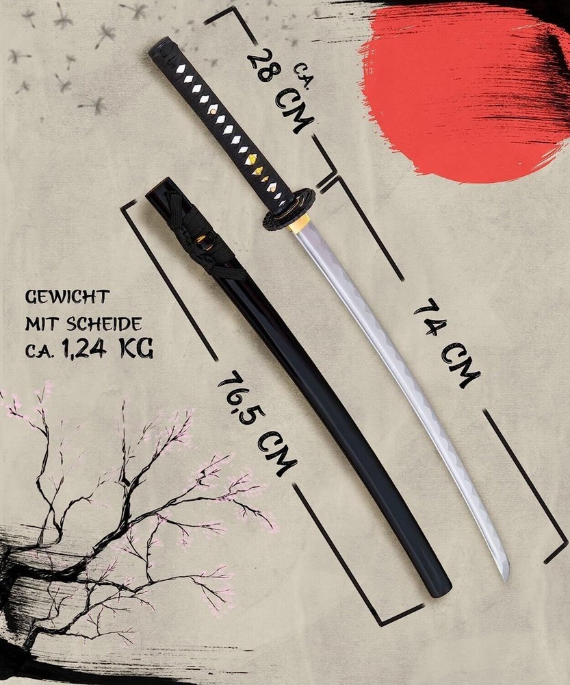 PROF KATANA TRAINING SWORD + STAND 5KN5-420
