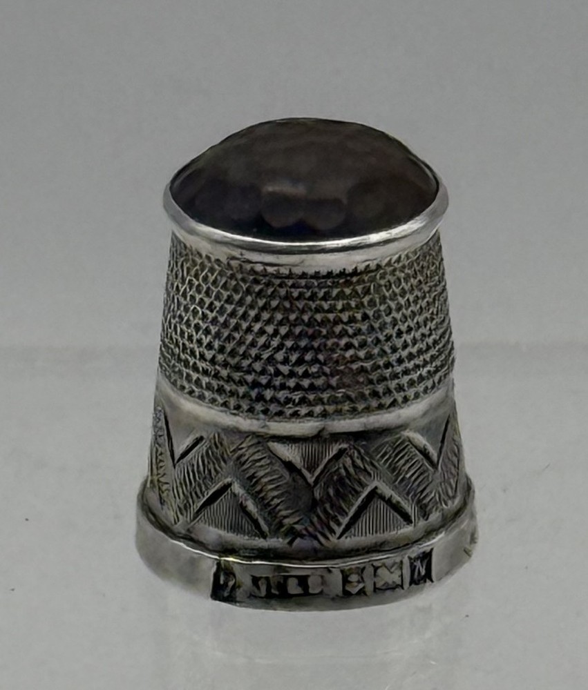 Vintage Sterling Silver Thimble Hallmarked Boxed