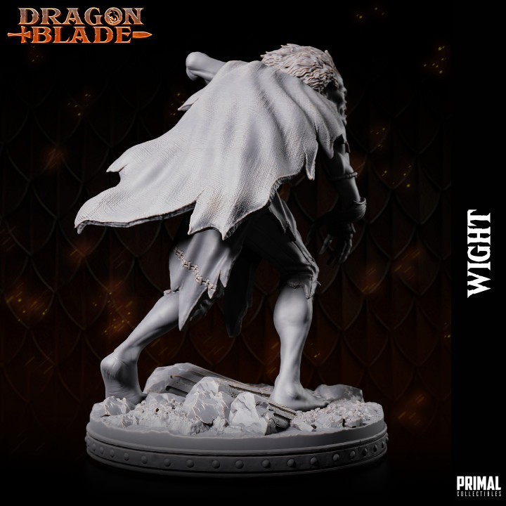 Wight Medium Undead Creature 32mm scale D&D TTRPG mini