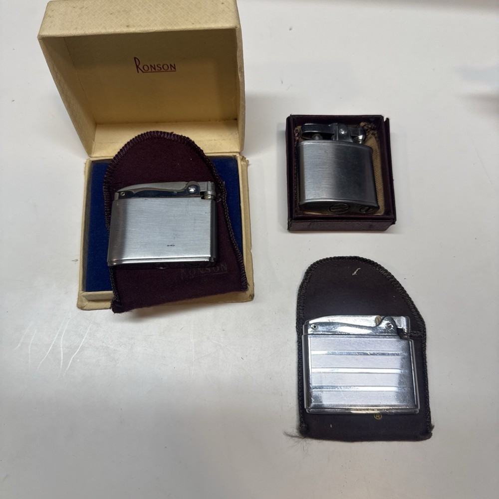 (3) Ronson Lighters