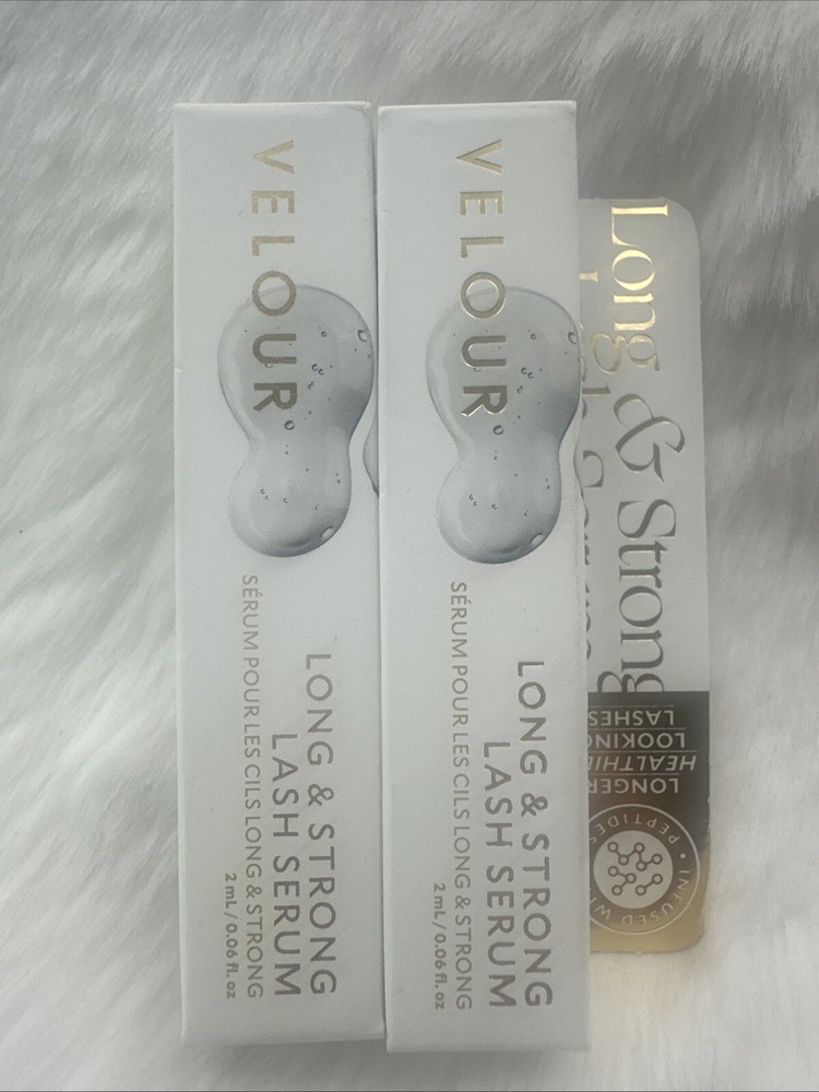 2 Pc - Velour Lashes Long & Strong Lash Serum - Sample Size 0.06fl.oz / 2ml Each