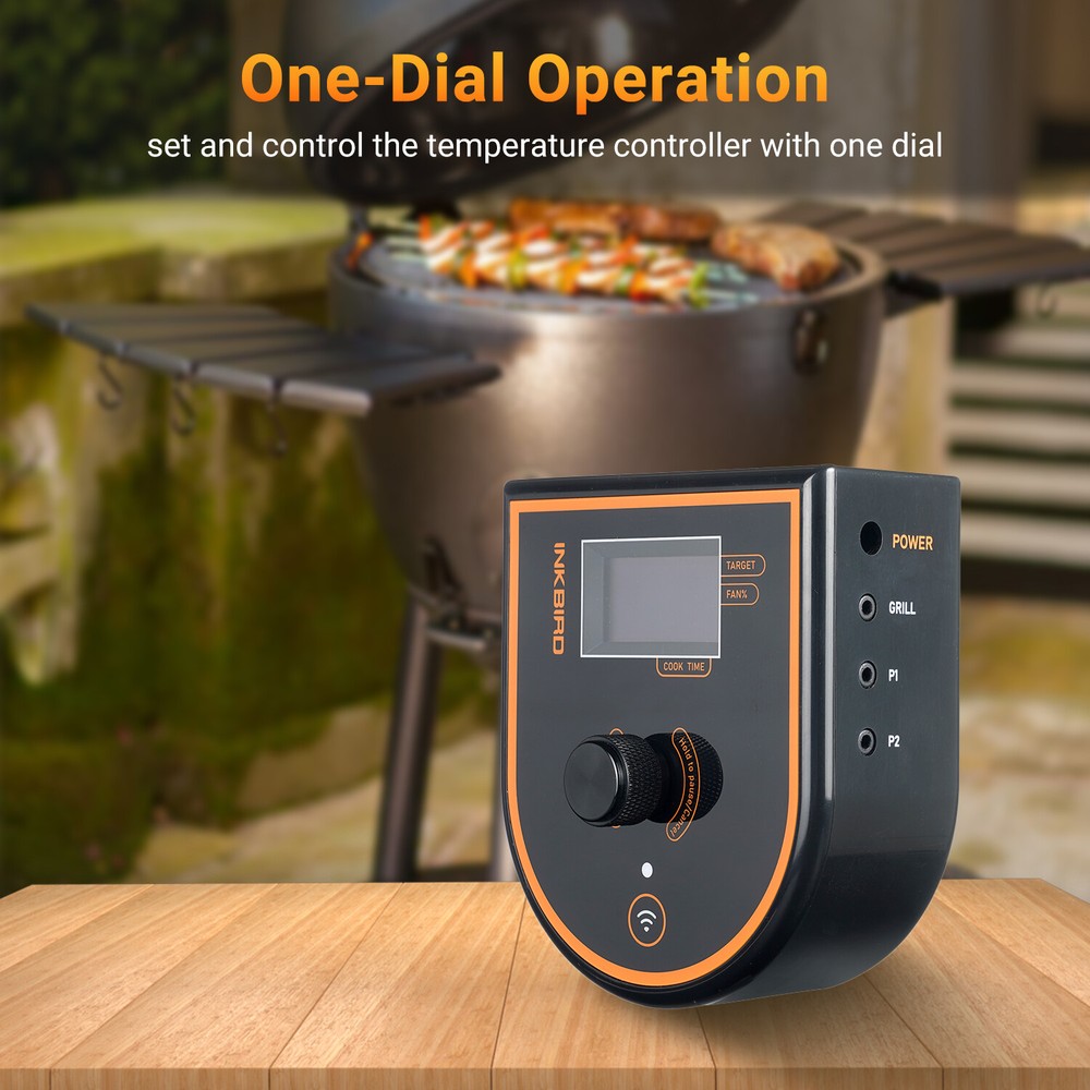 WiFi Smokers Controller BBQ Thermometer Bluetooth Oven Cooking Meat APP Control