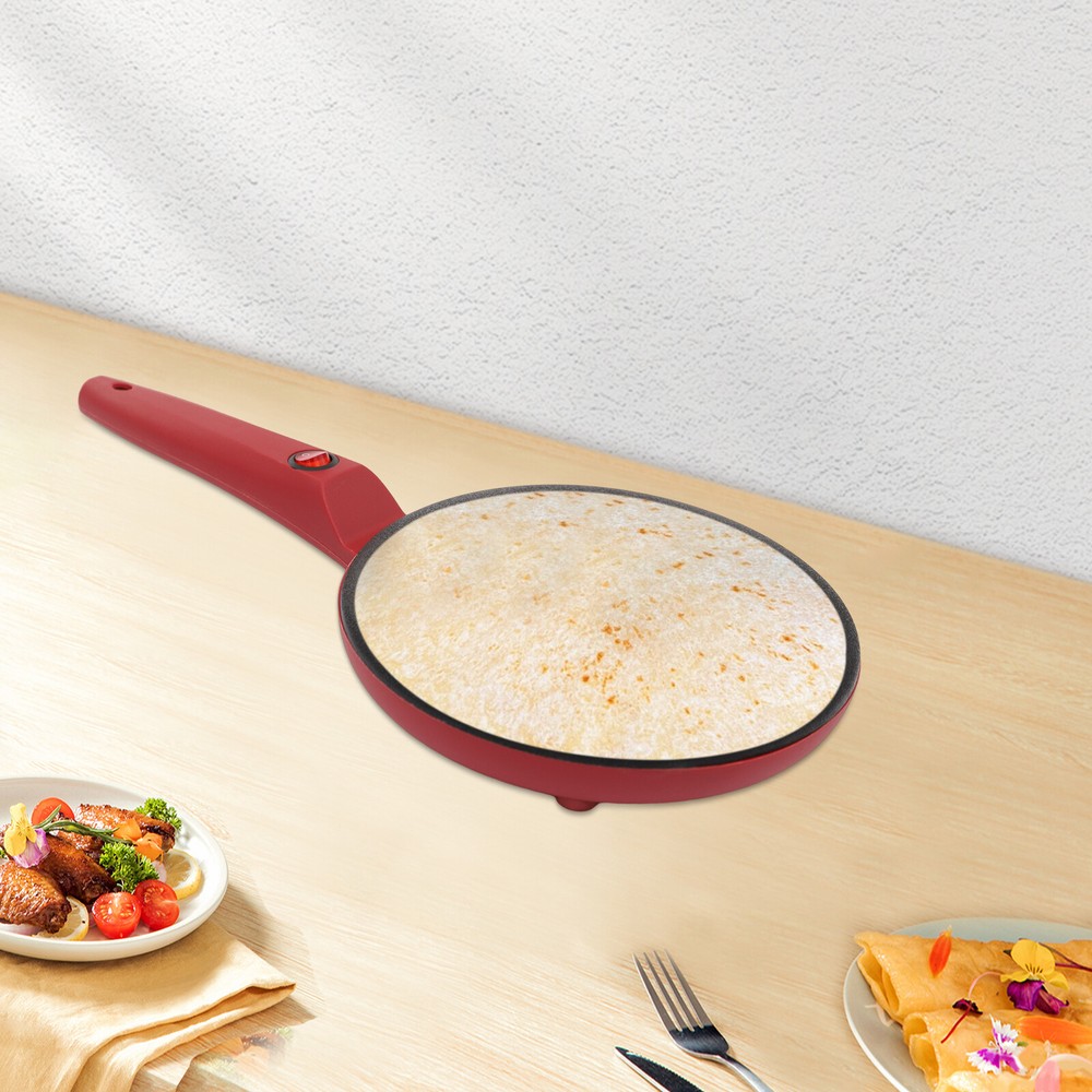 Electric Crepe Maker Baking Pancake Pan Non-Stick Frying Griddle Machine