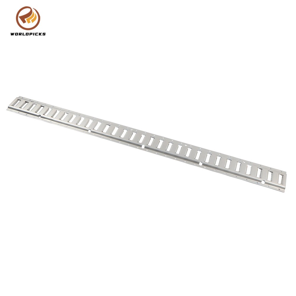 5' E Track Tie Down Rail 6 Pieces, Silver Galvanized, Universal Cargo Rail