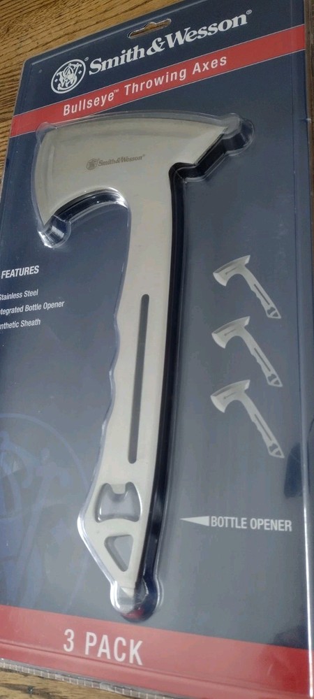 Smith& Wesson 3 Pack Tactical Throwing Axes Hatchet