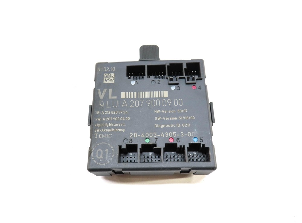 2010 MERCEDES E350 (W207) FRONT LEFT DRIVER DOOR WINDOW CONTROL MODULE