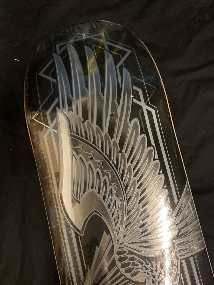 RARE Paul Rodriguez Eagle Black Silver Foil Prod Skateboard Deck PRIMITIVE