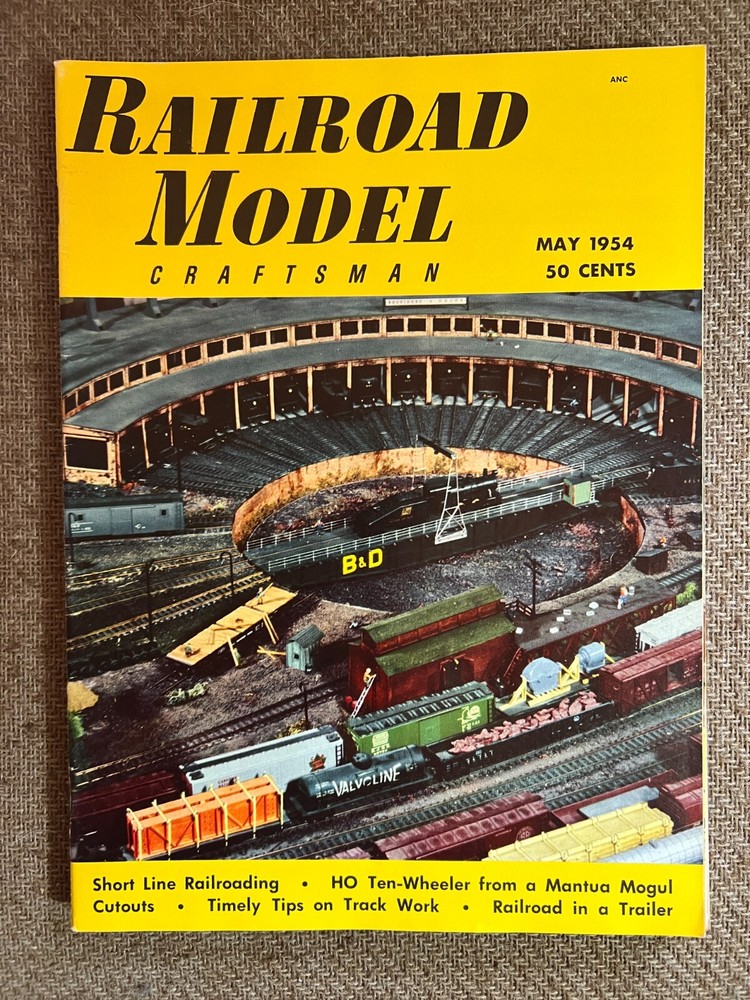 Railroad Model Craftsman Magazine May 1954