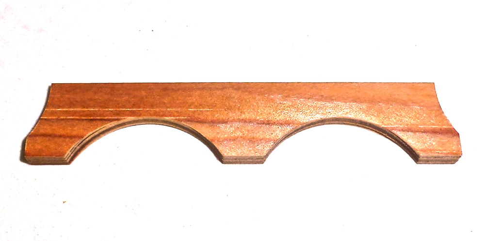 New Old Growth Pine 5 String Banjo Bridge