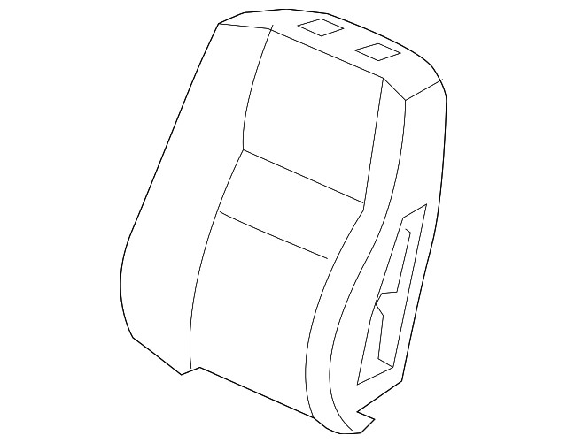 Genuine Honda Pad L Front Seat-Back 81527-TA0-A21
