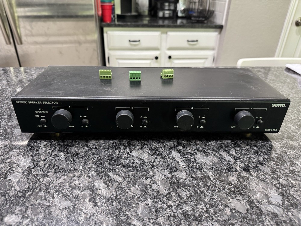 SIMA 4-Zone SPEAKER SELECTOR (SSW-L4EX) - TESTED & WORKING ✅✅
