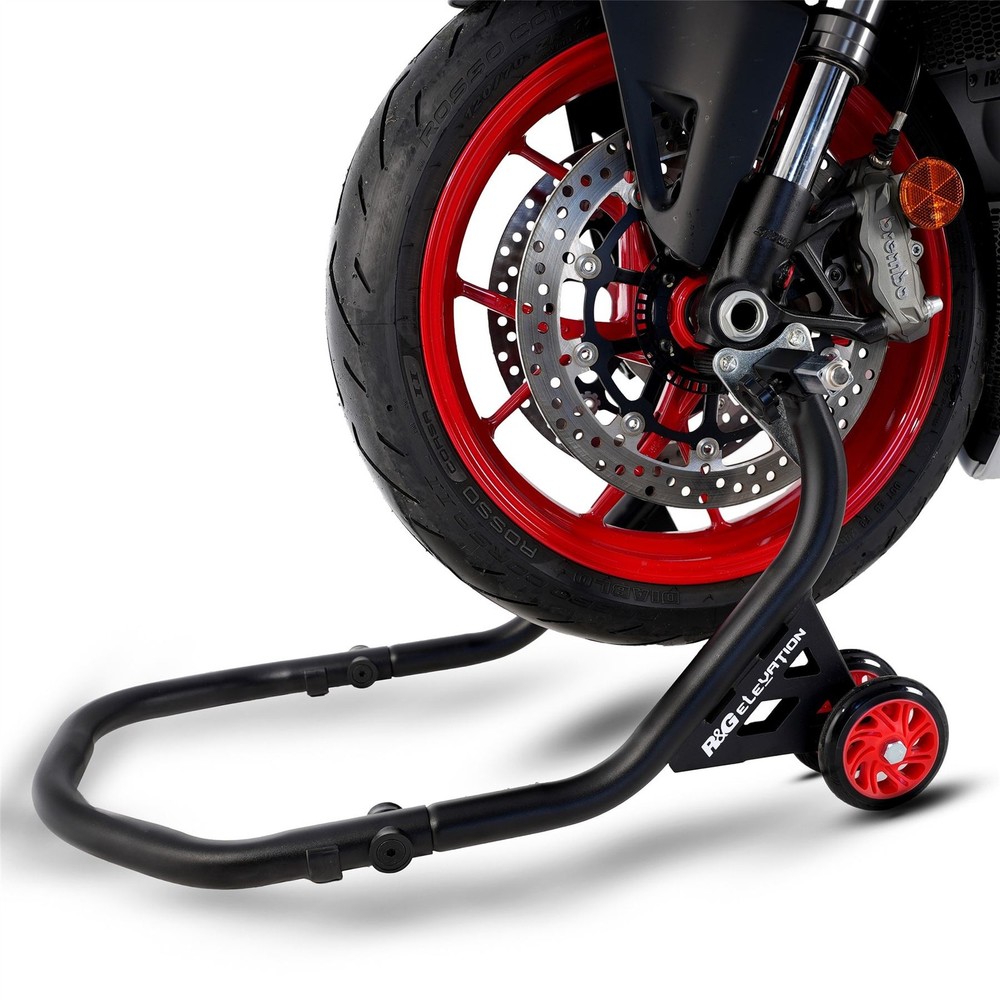 R&G Workshop Paddock Stand Black Front Triumph Daytona 660 2024 - 2025