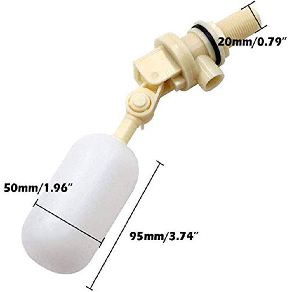 4 Pack Float Valve Stable Water Float Valve Shut Off 1/2" Automatic Waterer NEW~