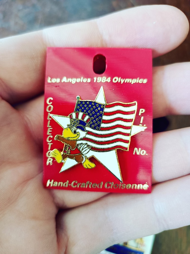 1984 Sam The Olympic Eagle Pins