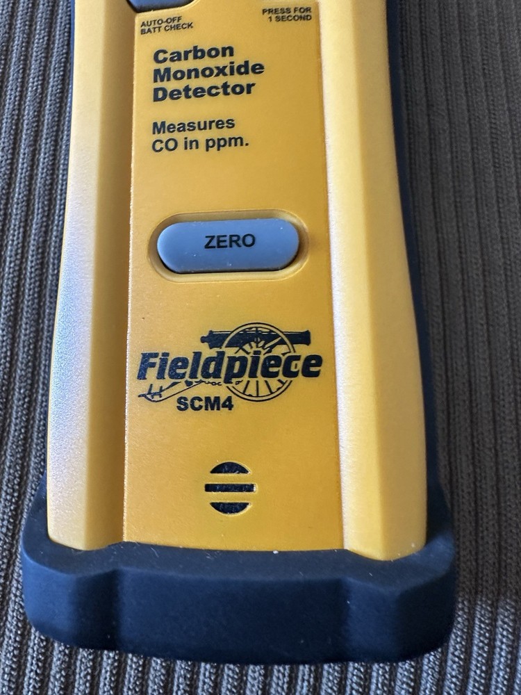 Fieldpiece SCM4 Carbon Monoxide Detector - Black/Yellow