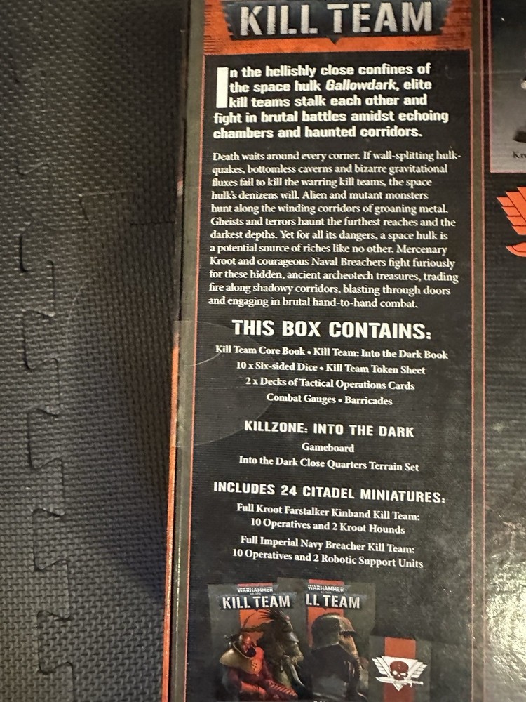 Warhammer 40K - Kill Team: Into The Dark - Never Opened