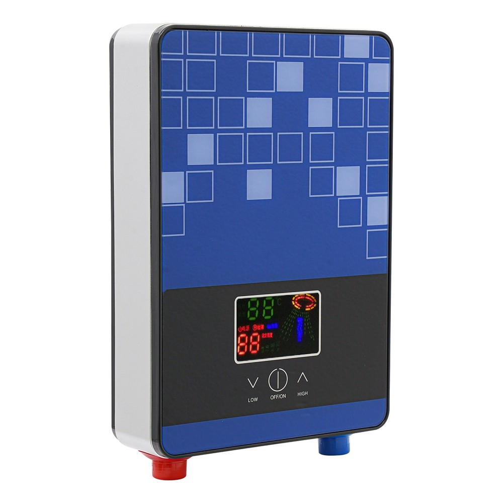 4500W 110V Electric Tankless Hot Water Heater Instant On Demand Bathroom Shower