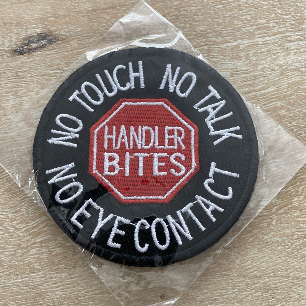 Assistance Animal Patch No Touch No Eye Contact Handler Bites