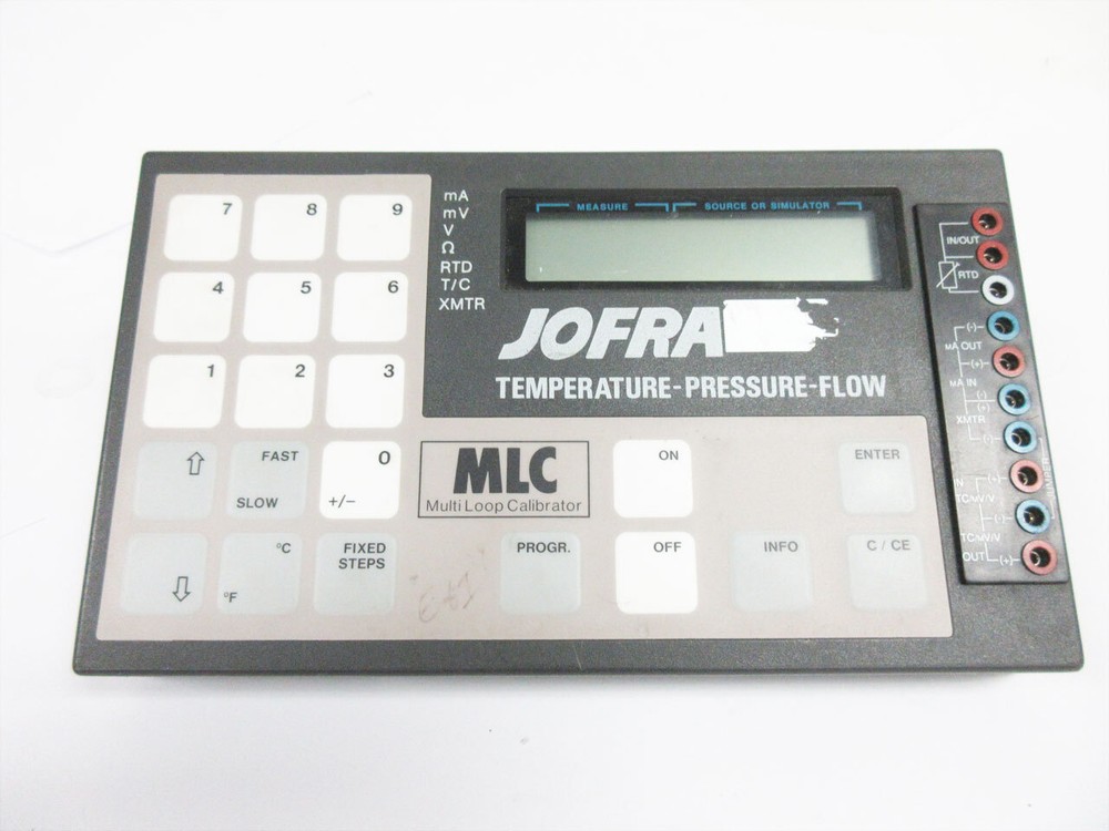 JOFRA MLC MULTI LOOP CALIBRATOR - PARTS