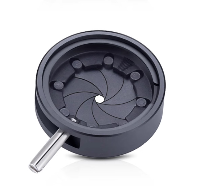 0.8-8mm Adjustable Iris Aperture Module Integrated Diaphragm Manual Condenser