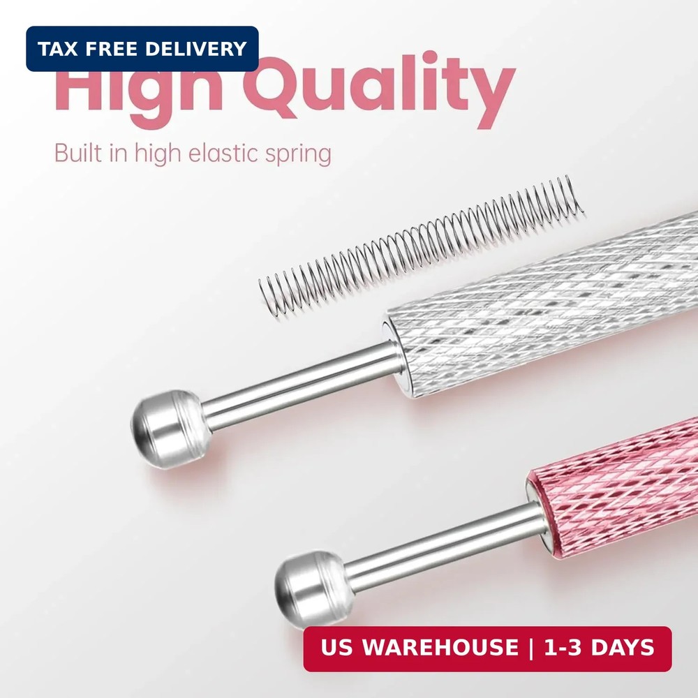 BACUTHY 2 Pack Piercing Ball Grabber Tool, Stainless Steel Piercing Tools for Ch