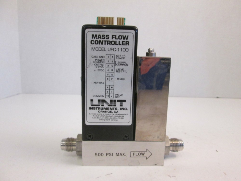 Unit UFC-1100 Mass Flow Controller, CF4, 50 SCCM, Used