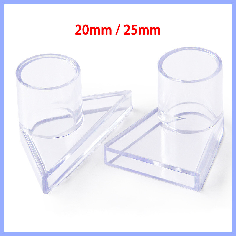 Transparent Triangular Duckbill Fish Tank PVC Duckbill Outlet Pipe Accessory