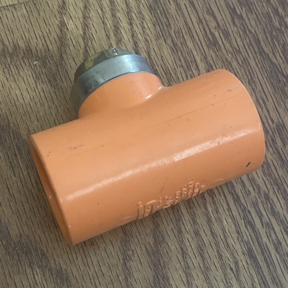 1 1/2" Fire Sprinkler Head Tee Fitting-