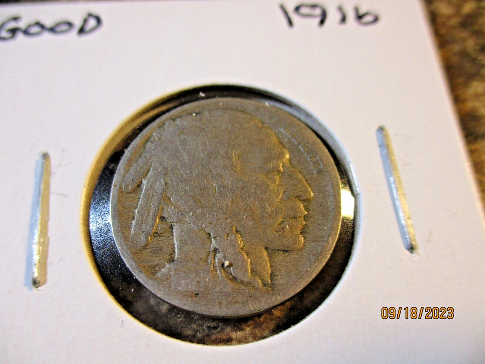 1916 BUFFALO NICKEL GOOD   95