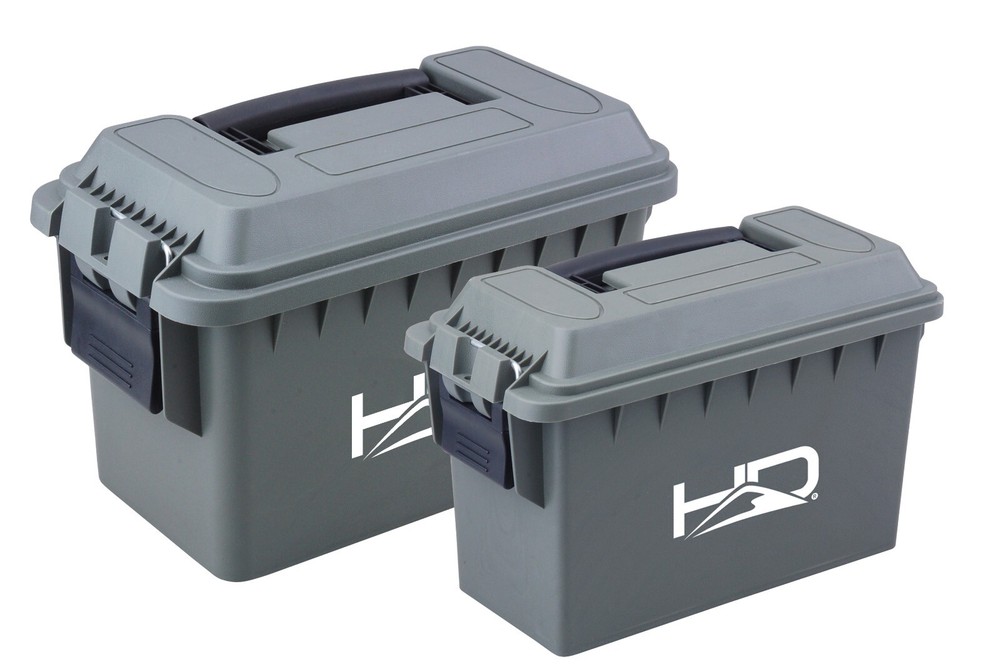 2Pc. Plastic Ammo Storage Box Set