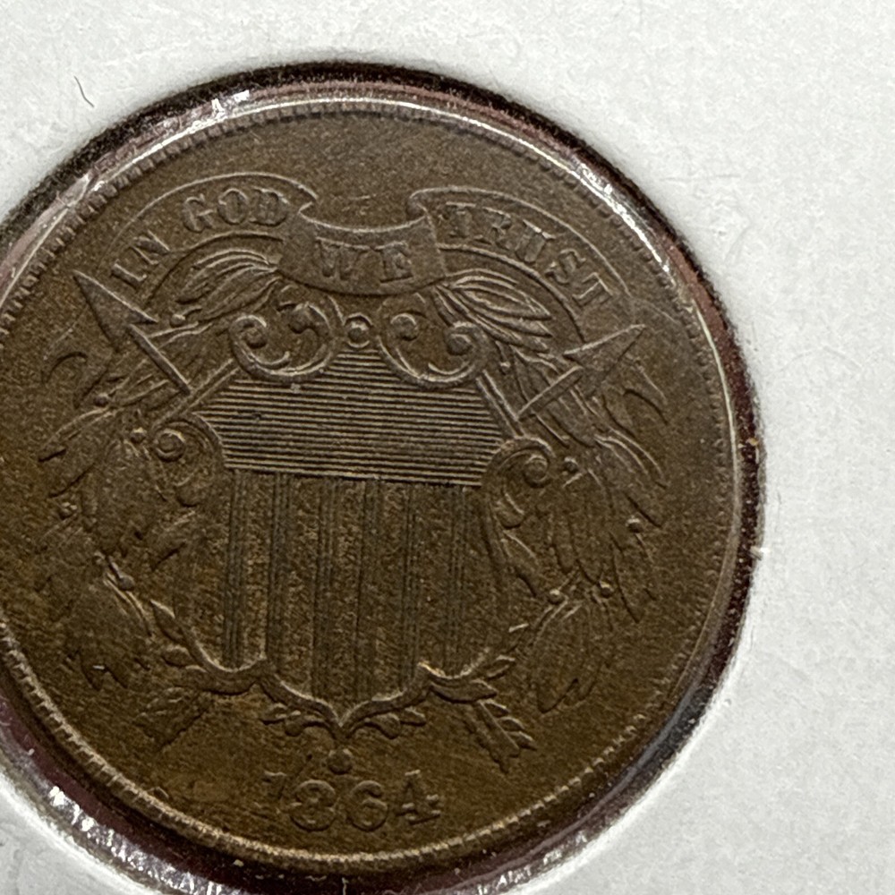 1864 Two Cent Coin