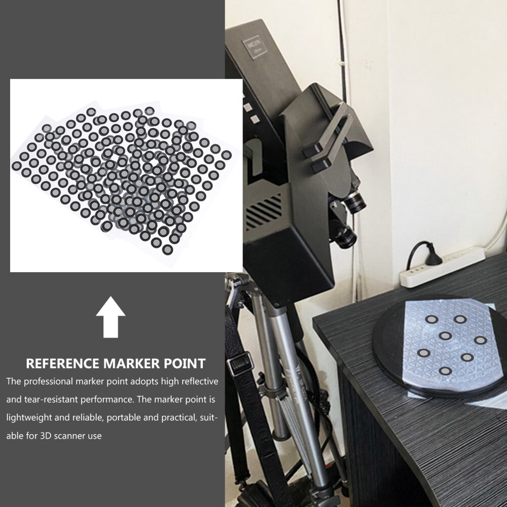 5 Sheets 3D Scanner Marking Point Scanning Reference Marker Film Marking Points