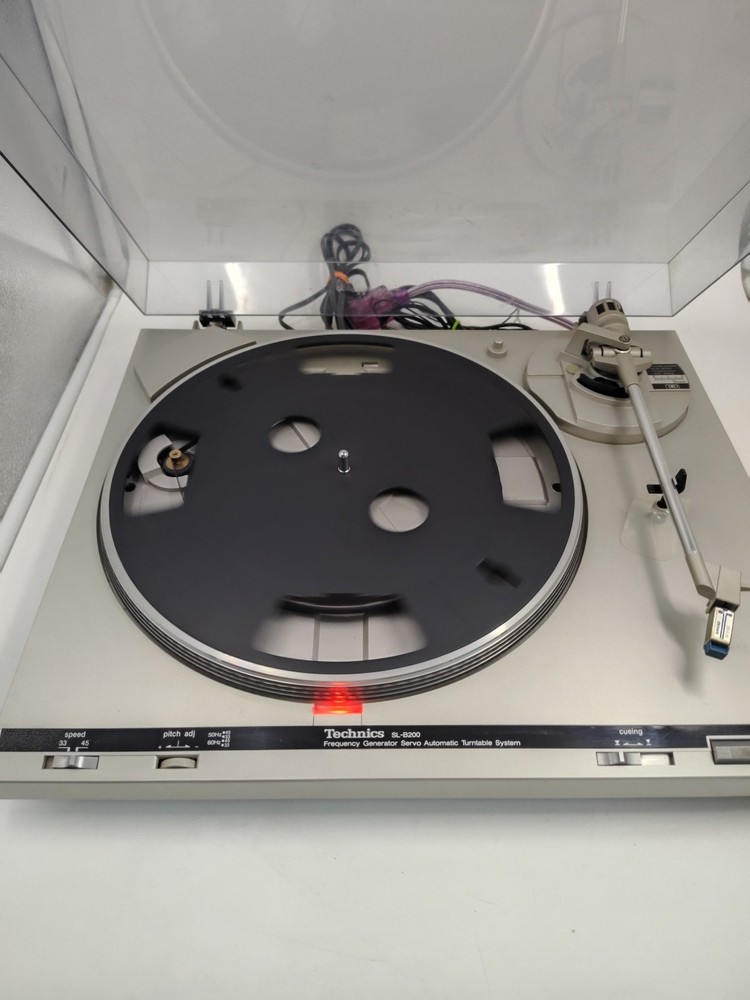 Technics SL-B200 Frequency Generator Servo Automatic Turntable Works (Read!)
