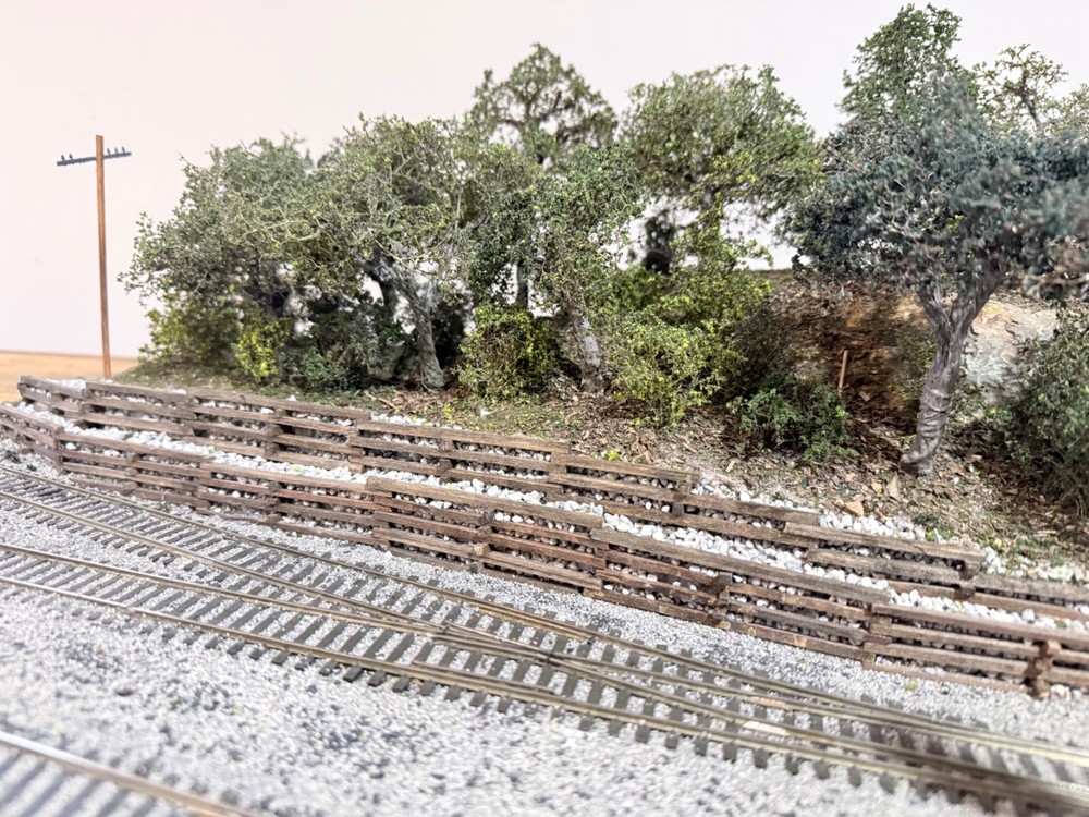 Five Model Railroad Scenery Diorama & Foreground Quality Trees