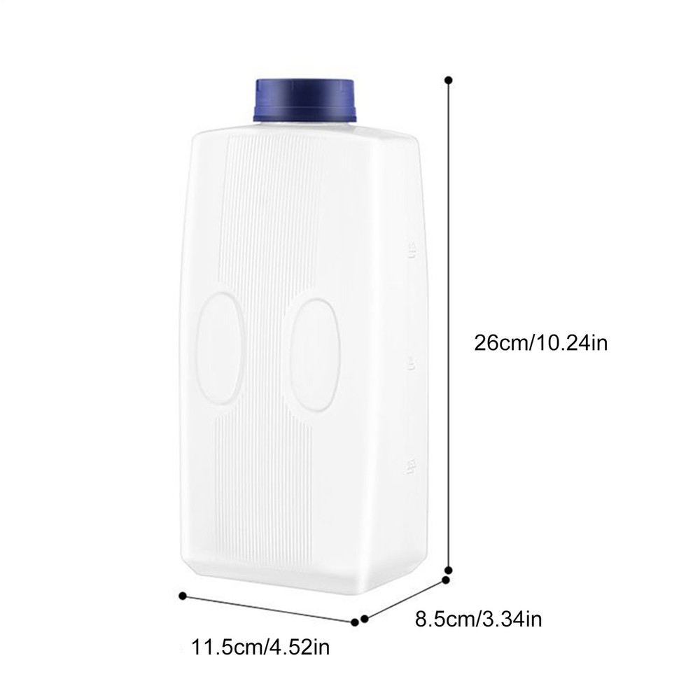 2L Empty Juice Bottle Refrigerator Juice Container Bottle Reusable Bottle