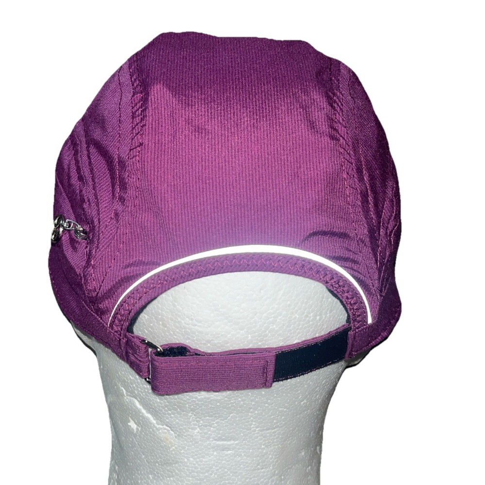 Lululemon Running Hat -Adjustable Size With Zip Pocket - Purple
