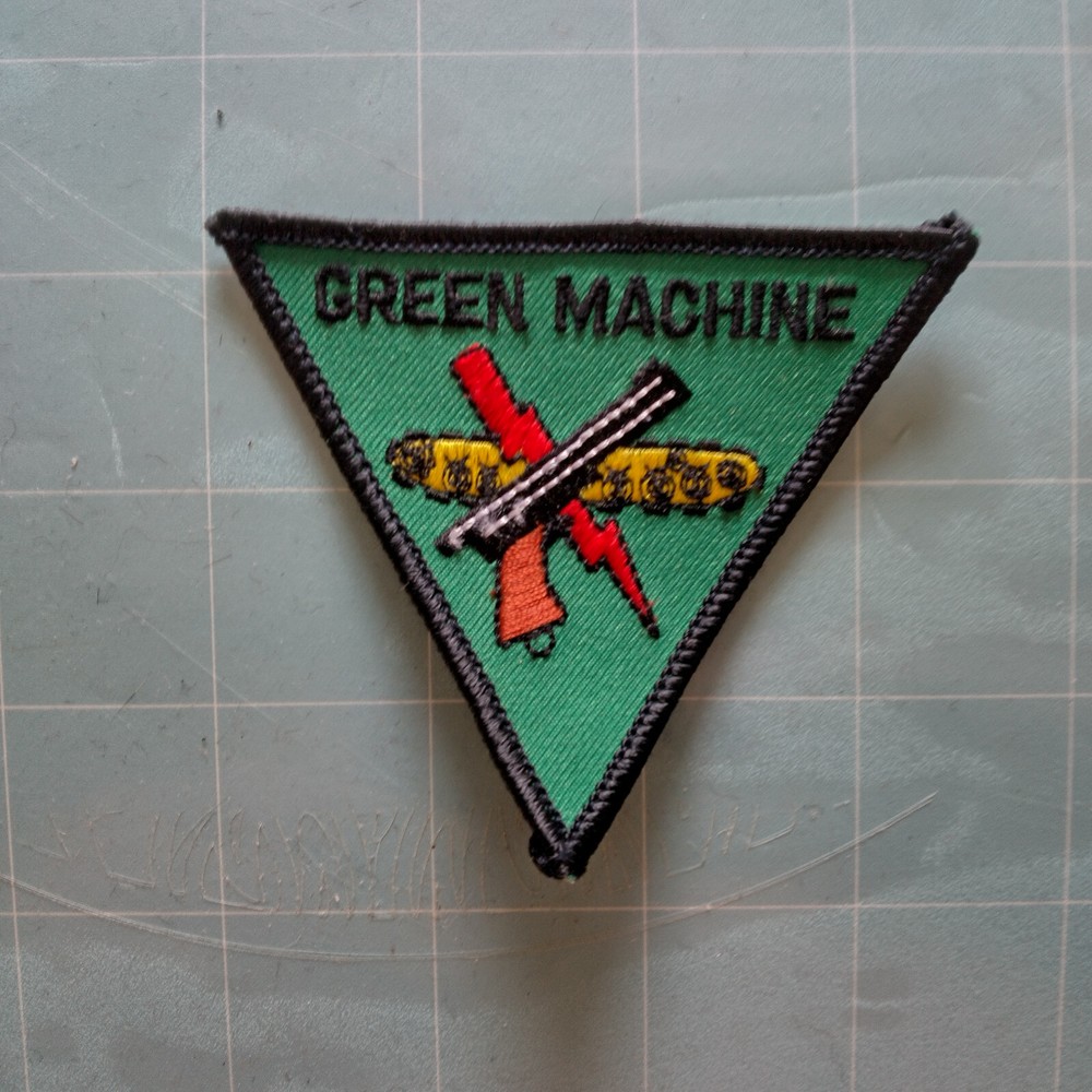 Green Machine Team Patch size 3x3