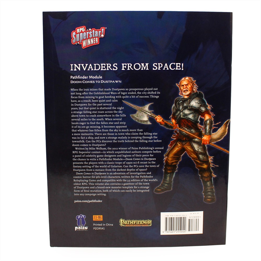 Pathfinder (RPG) Module: Doom Comes to Dustpawn
