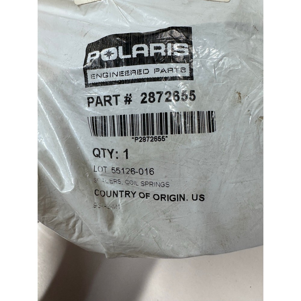 Polaris 2000-2005 OEM Front Spring Isolators for Plow Use NOS