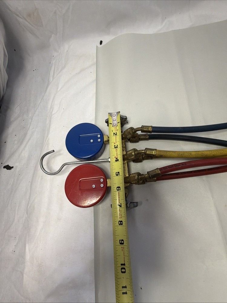 Yellow Jacket Mechanical Manifold Gauge Set, 2-Valve