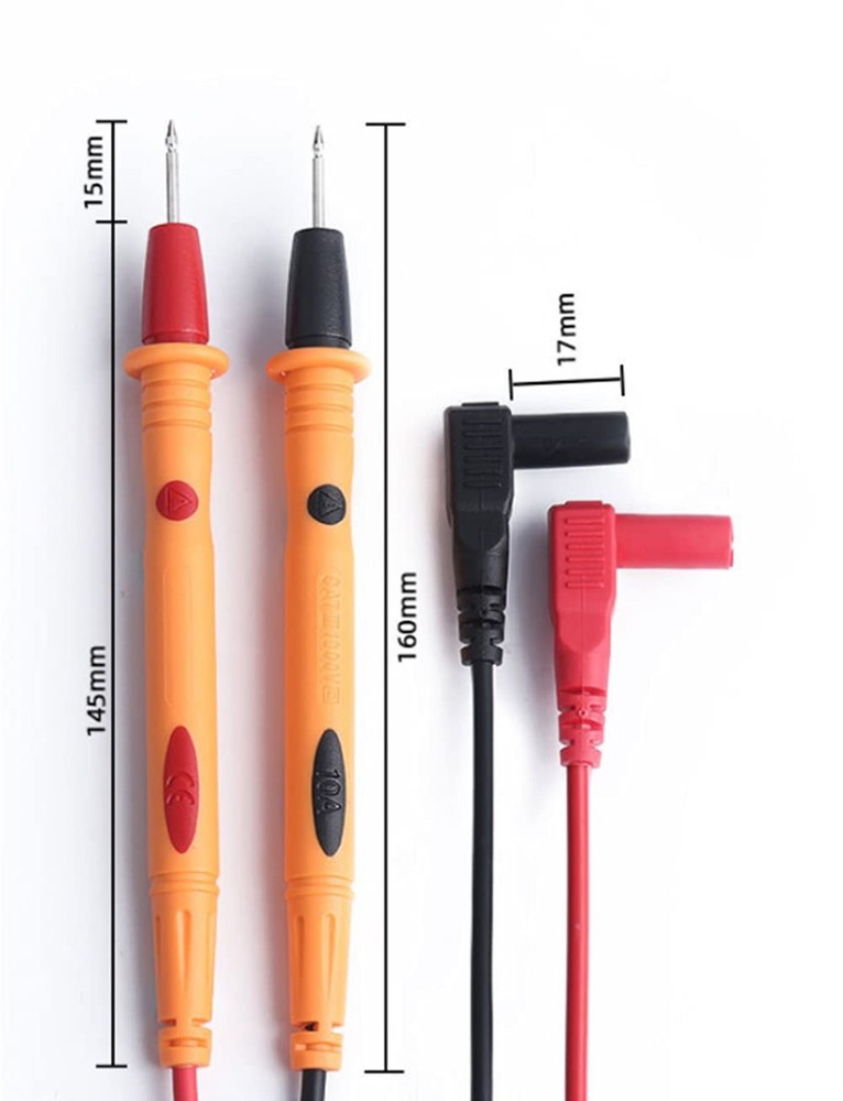 Multimeter, Precision Sharp Lead 1000V 20A Digital Multi Meter Clamp Tester P...