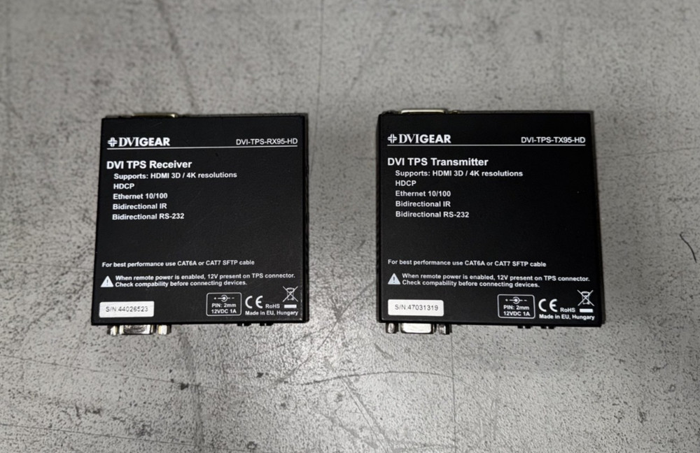 DVIGear DVI TPS Extender (Transmitter and Receiver)