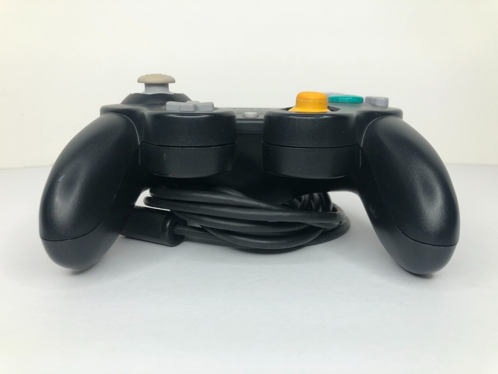 Official Nintendo GameCube Controller Jet Black (OEM T2 Tight Stick) *DOL-003