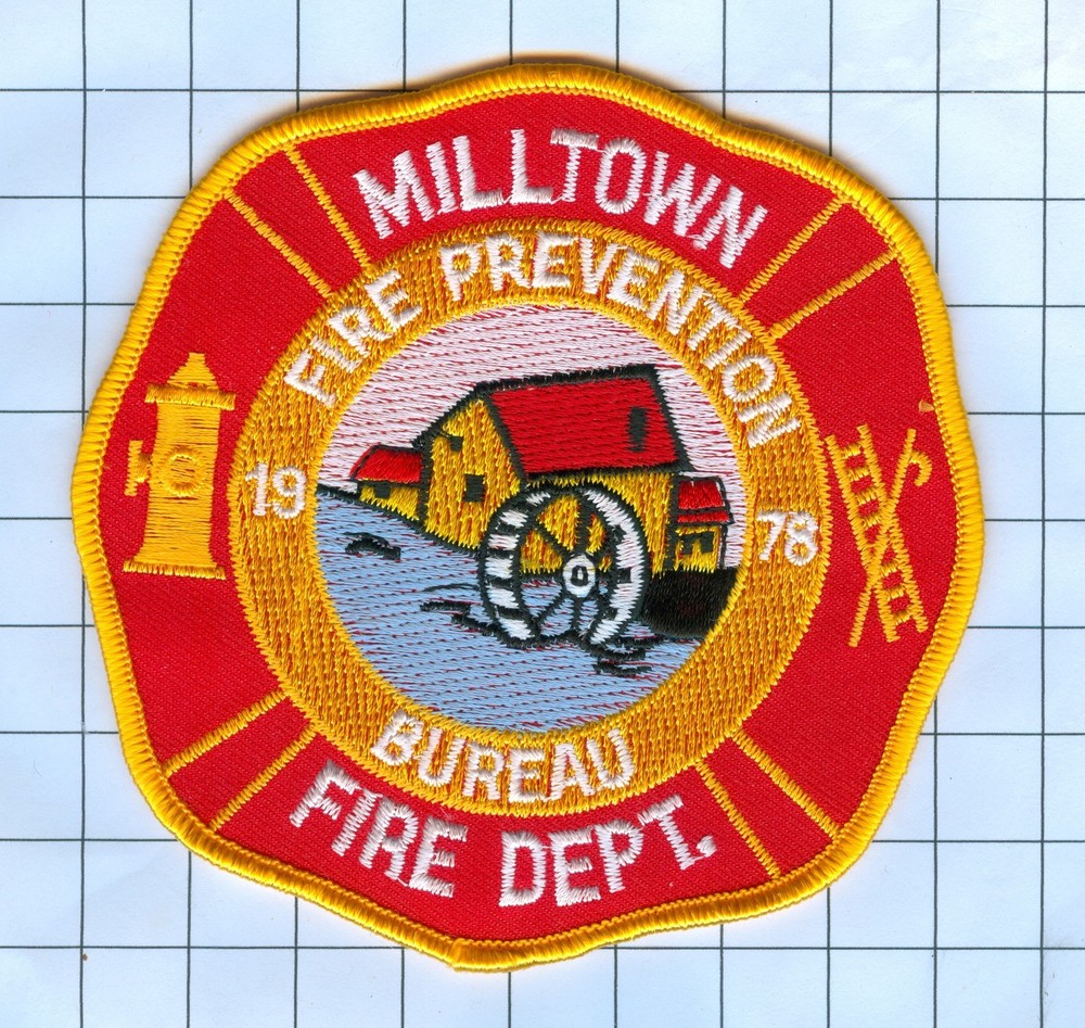 Fire Patch - Milltown Fire Prevention Bureau 1978