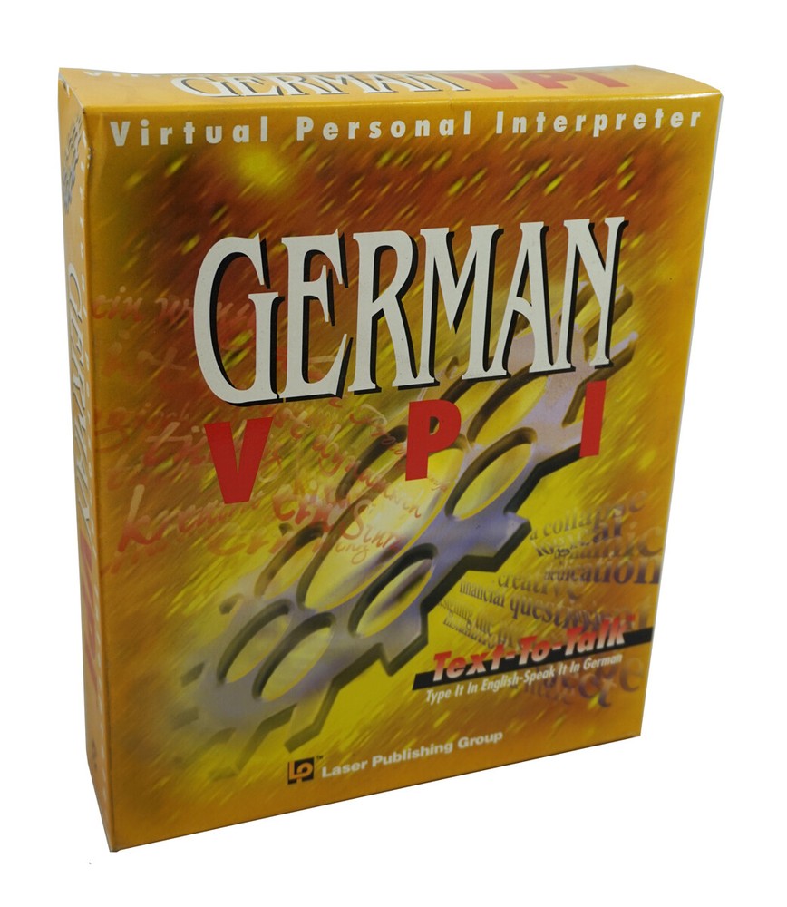 Learn to Speak German Language VPI CD-Rom Software - Translate, Hear and Speak