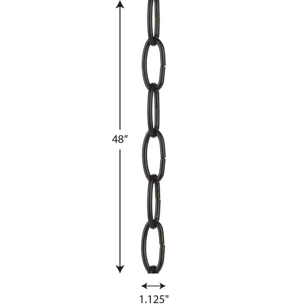 Progress Lighting 48 in. Matte Black Accessory Chain P8758-31M