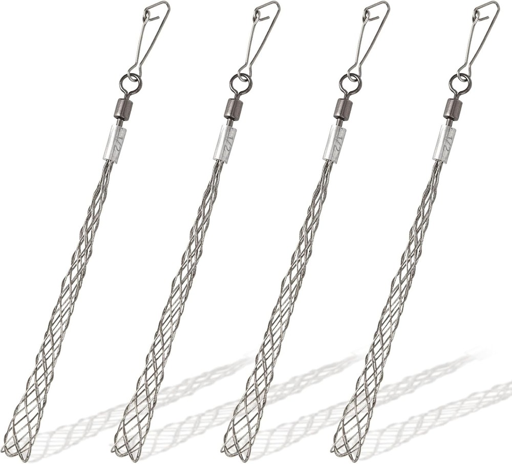 4PCS 1/2 in Wire Pulling Grip for Electrical Pulling Grips Wire Puller Tool for
